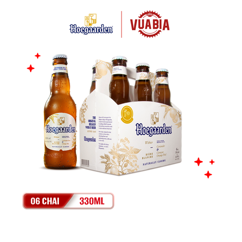 Bia Hoegaarden White Lốc 6 Chai 330ml