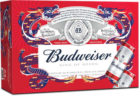 Bia Budweiser Sleek Can Thùng 24 Lon 330ml - VQMM