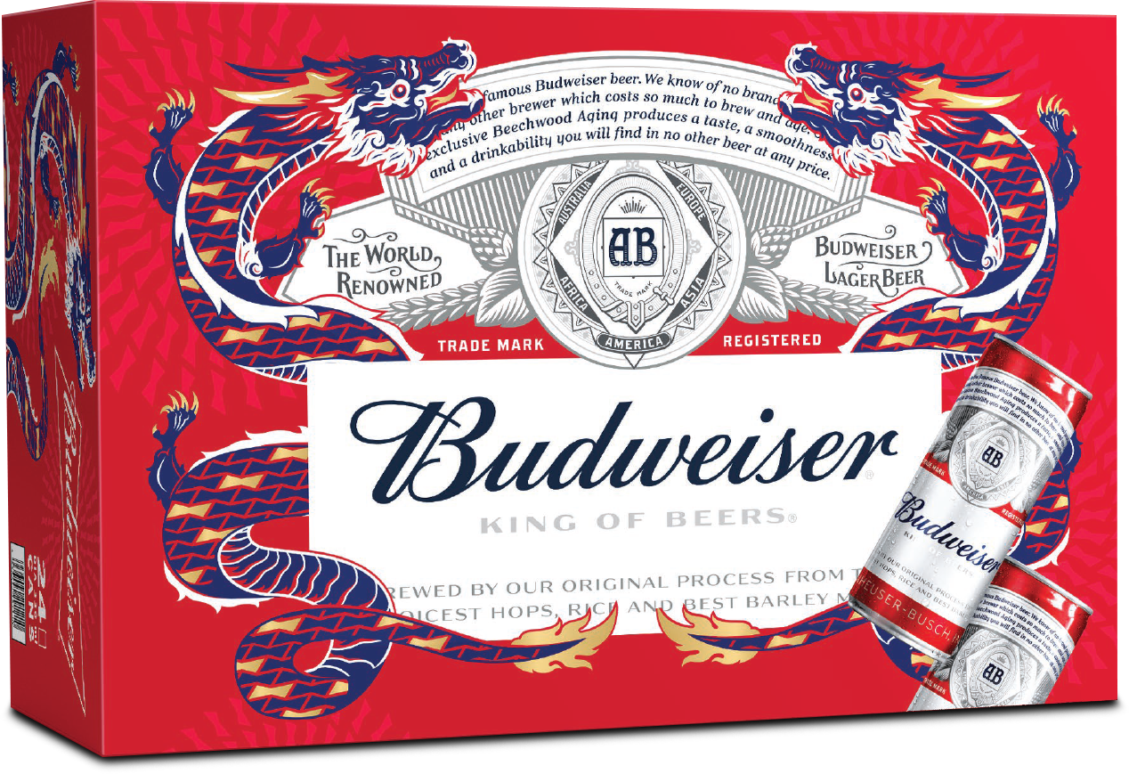 Bia Budweiser Sleek Can Thùng 24 Lon 330ml - VQMM