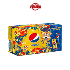 Thùng Pepsi 24 Lon Nước Giải Khát 320ml Phiên Bản Tết - QUÀ TẶNG KHÔNG BÁN