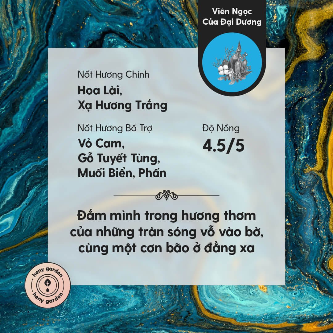 Tinh Dầu Thơm Phòng Phối Hương 27 MÙI HENY GARDEN