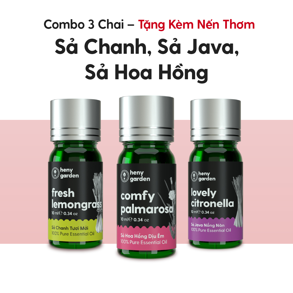 Tinh Dầu Đuổi Muỗi Thiên Nhiên 18 MÙI HENY GARDEN