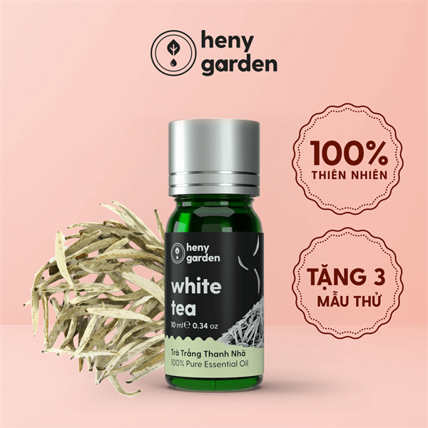 Tinh Dầu Trà Trắng (White Tea Essential Oil) Heny Garden