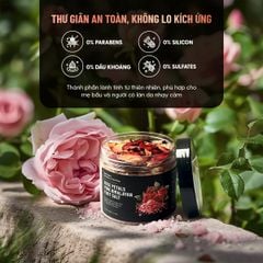 Muối Ngâm Chân Thảo Dược HIMALAYA & HOA HỒNG Bổ Sung Dầu Oliu & Vitamin E Giúp Dưỡng Ẩm Da HENY GARDEN
