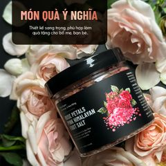 Muối Ngâm Chân Thảo Dược HIMALAYA & HOA HỒNG Bổ Sung Dầu Oliu & Vitamin E Giúp Dưỡng Ẩm Da HENY GARDEN
