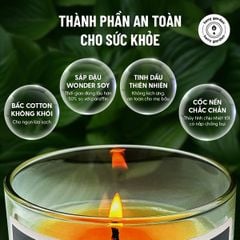 Nến Thơm Thư Giãn Chill & Mùi Hương Dễ Ngủ HENY GARDEN