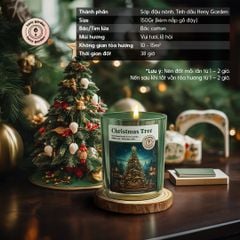 Nến Thơm Giáng Sinh Noel BST Green Xmas HENY GARDEN (Phiên bản giới hạn)