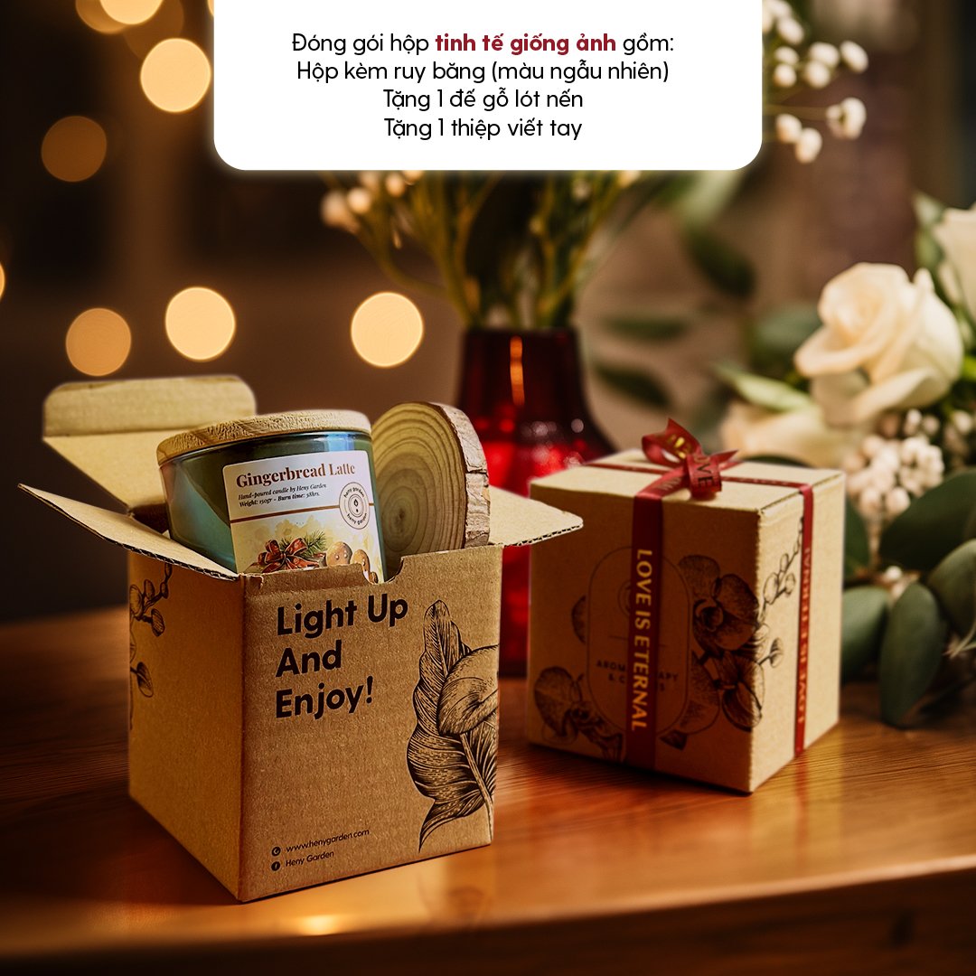Nến Thơm Giáng Sinh Noel BST Green Xmas HENY GARDEN (Phiên bản giới hạn)