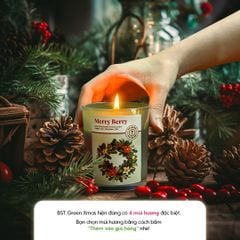 Nến Thơm Giáng Sinh Noel BST Green Xmas HENY GARDEN (Phiên bản giới hạn)