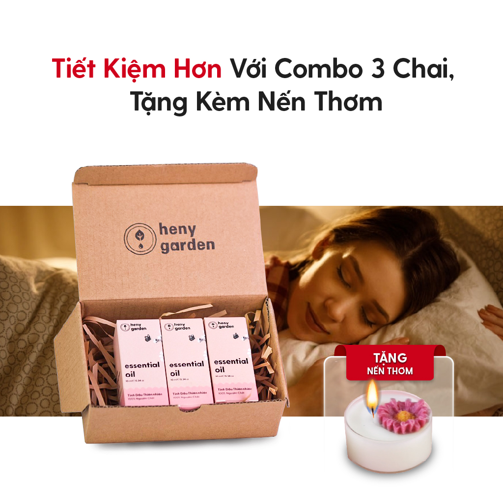 Tinh Dầu Thơm Phòng Ngủ Thiên Nhiên 20 MÙI HENY GARDEN