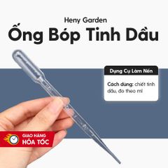 Ống Bóp Chiết & Tự Blend Tinh Dầu, Dung Dịch 3ML HENY GARDEN