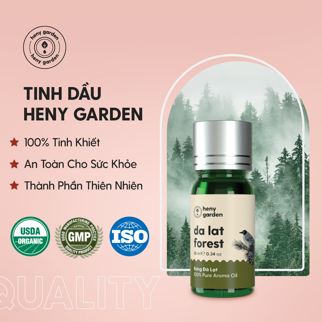 Tinh Dầu Hoàng Đàn - Tuyết Tùng (Cedarwood Essential Oil) Heny Garden