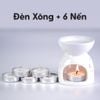 Đèn Xông Tinh Dầu Gốm Bằng Nến Làm Thơm Phòng HENY GARDEN