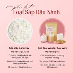 Sáp Đậu Nành Làm Nến Thơm Wonder Soy Wax