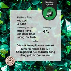 Tinh Dầu Thơm Phối Hương Precious Emerald (Viên Ngọc Lục Bảo) Heny Garden