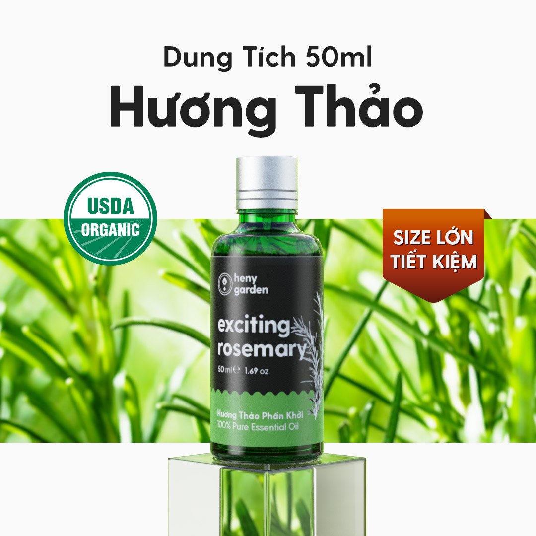 Tinh Dầu Hương Thảo (Rosemary Essential Oil) Heny Garden