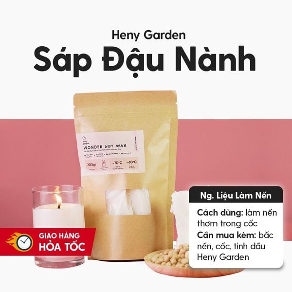 cách làm sáp đậu nành