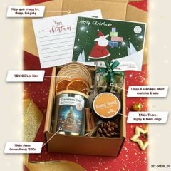 Set Quà Tặng Noel Giáng Sinh Nến Thơm Heny Garden (Green Xmas Collection)