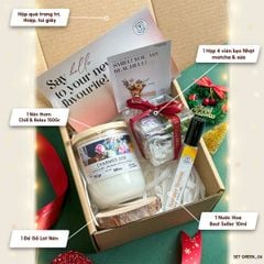 Set Quà Tặng Noel Giáng Sinh Nến Thơm Heny Garden (Chill Xmas Collection)