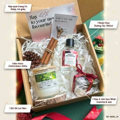 Set Quà Tặng Noel Giáng Sinh Nến Thơm Heny Garden (Chill Xmas Collection)