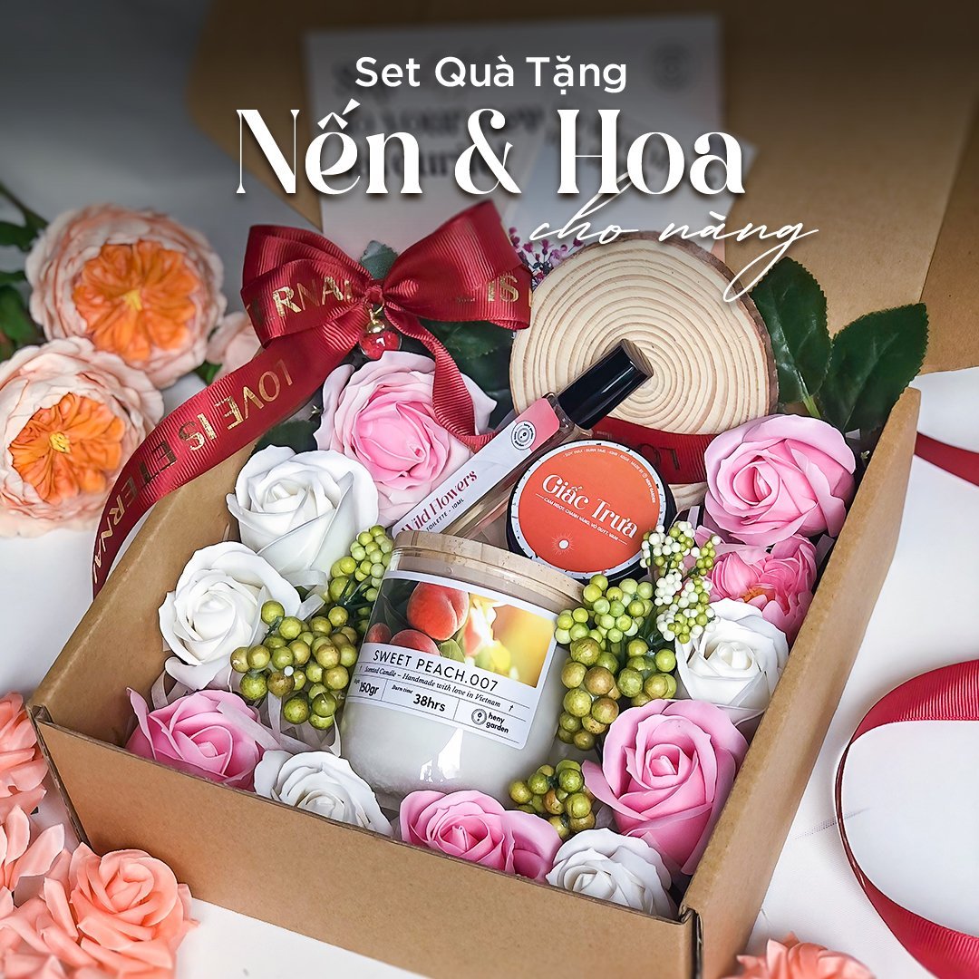 Set Quà Tặng Sinh Nhật Cho Bạn Gái Ý Nghĩa HENY GARDEN