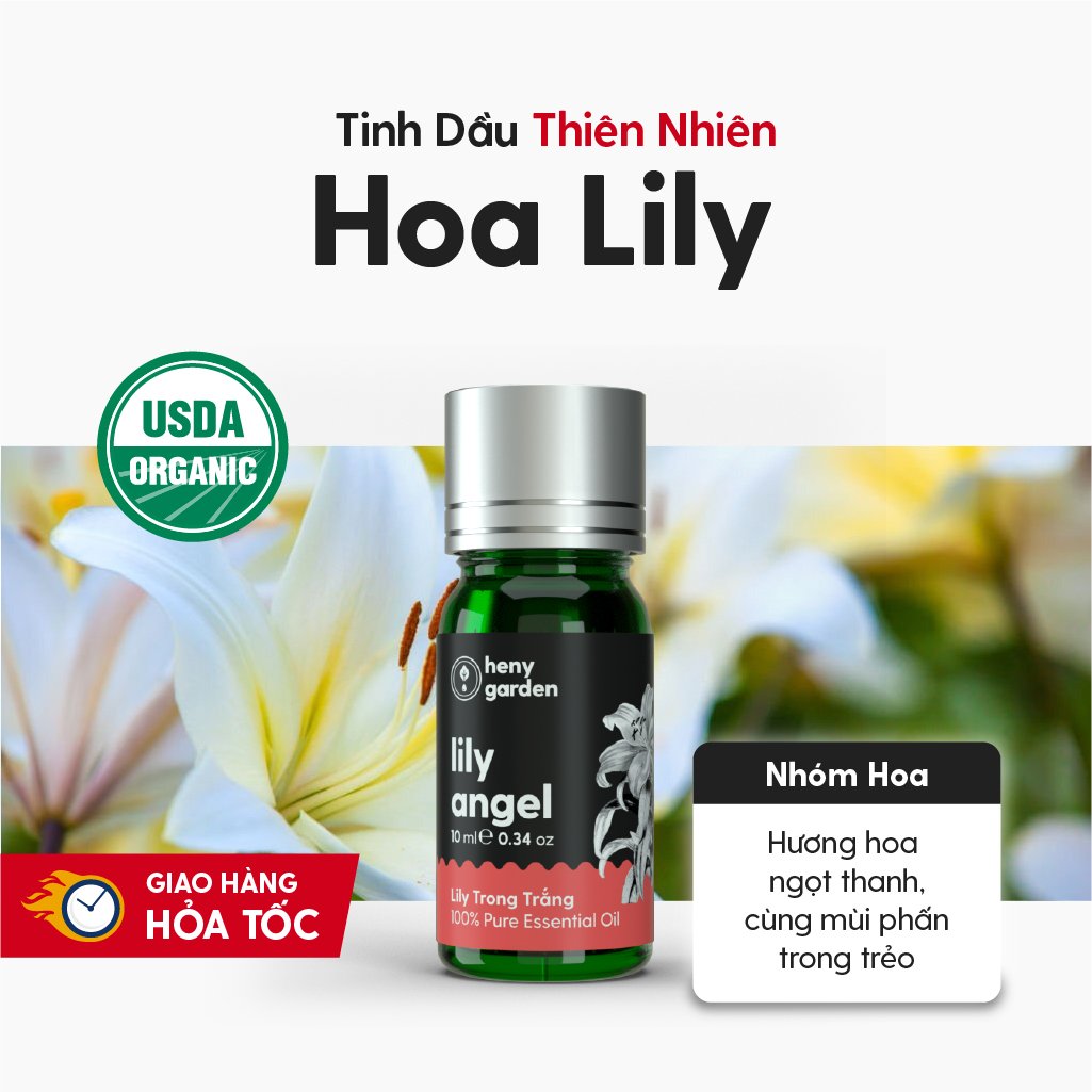 Tinh Dầu Hoa Ly (Lily Essential Oil) Heny Garden