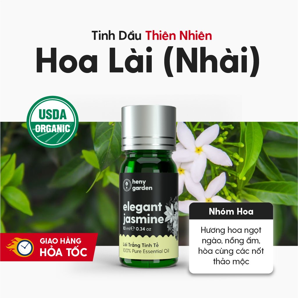 Tinh Dầu Thơm Phòng Thiên Nhiên 9 MÙI Nhóm HOA HENY GARDEN