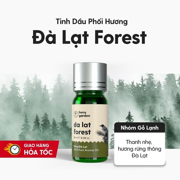 Tinh Dầu Thơm Phối Hương Da Lat Forest (Rừng Đà Lạt) Heny Garden