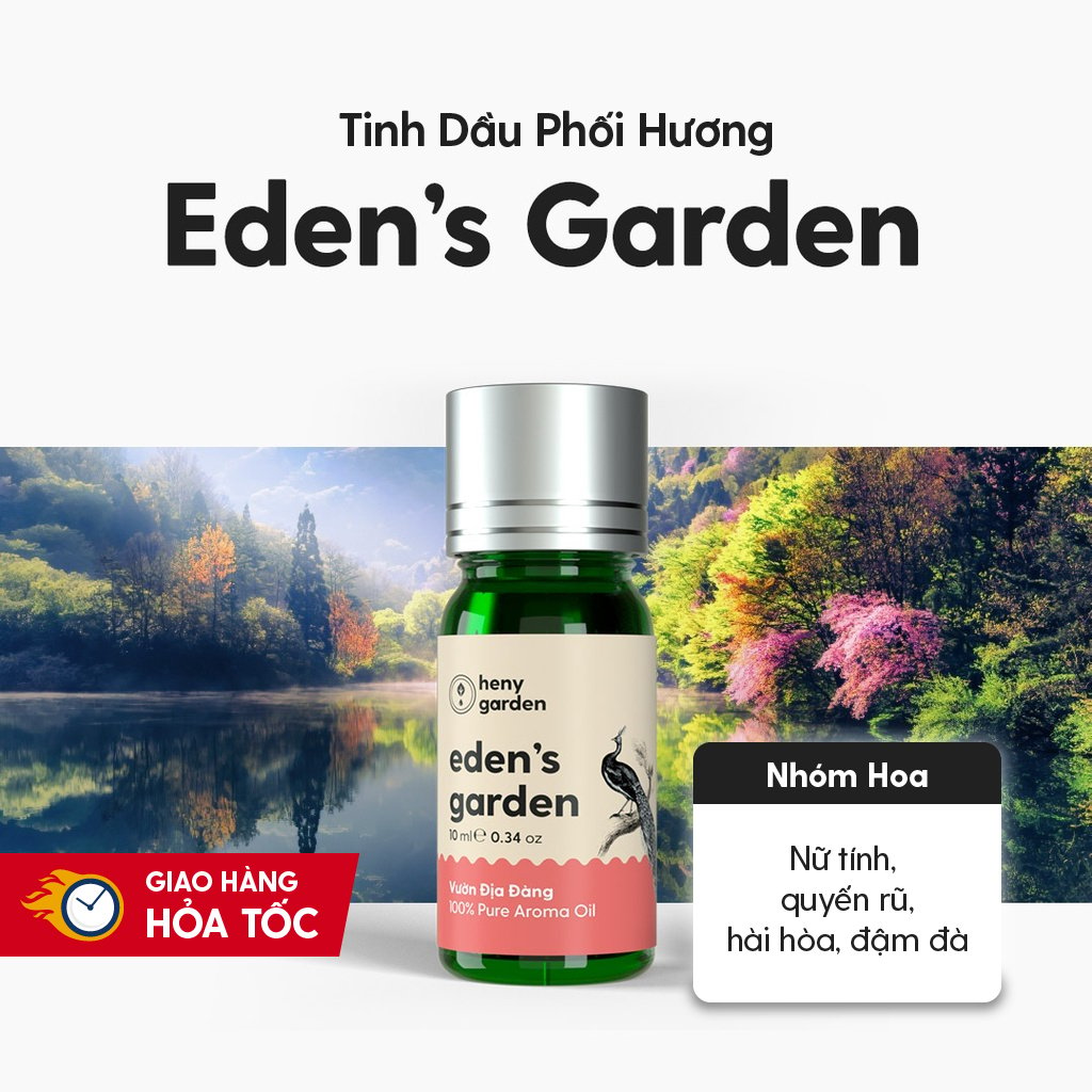 Tinh Dầu Thơm Phối Hương Eden's Garden (Vườn Địa Đàng) Heny Garden