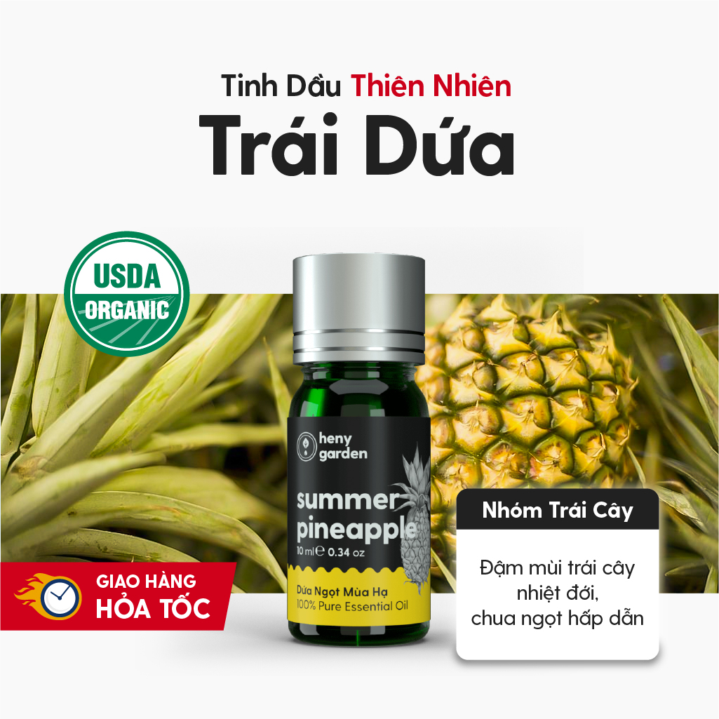 Tinh Dầu Thơm Phòng Ngủ Thiên Nhiên 20 MÙI HENY GARDEN