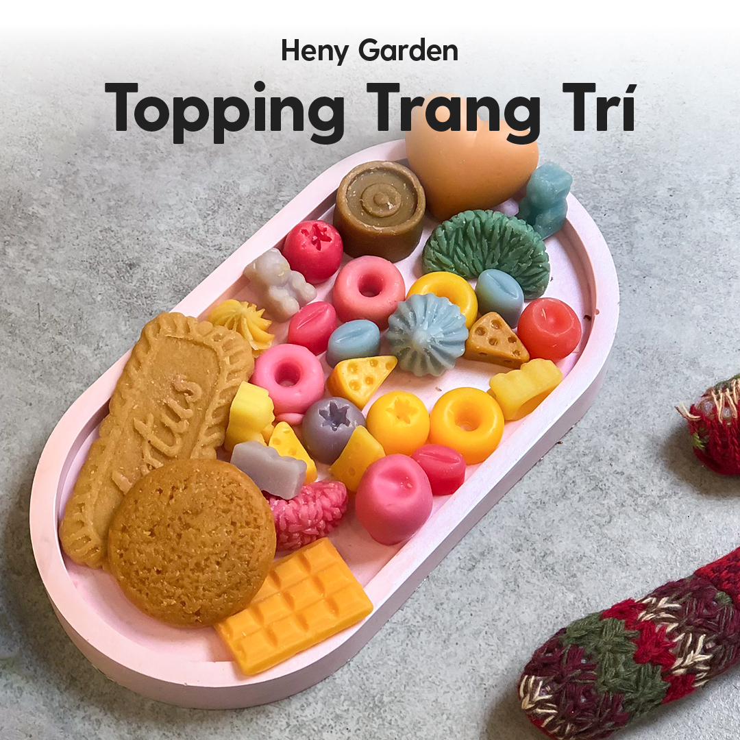 Topping Dễ Thương Trang Trí Nến & Sáp Thơm