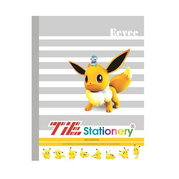  Tập Sinh Viên 4 Ôly PoKéMon Fun Tie Stationery (48 Trang) 