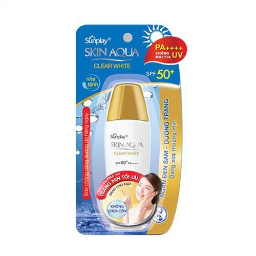  Sữa Chống Nắng Dưỡng Da Trắng Mịn SunPlay Skin Aqua SPF50+PA++++ 
