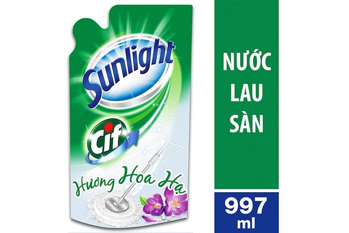  Sunlight Lau Sàn Cif - Hương Hoa Hạ (Dạng Túi) (997ml) 