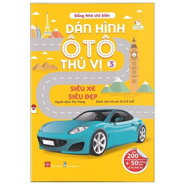  Dán Hình Ô Tô Thú Vị - Tập 3 - Siêu Xe Siêu Đẹp 