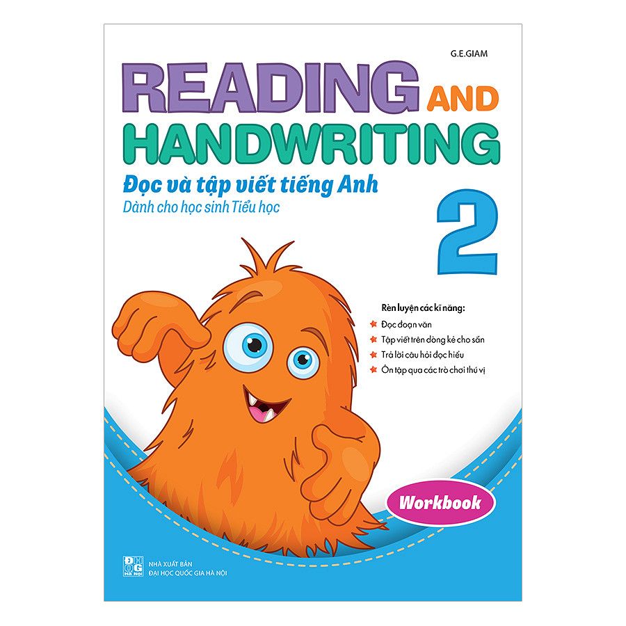  Reading and Handwriting - Đọc và Tập Viết Tiếng Anh Dành Cho Học Sinh Tiểu Học 2 (Workbook) 