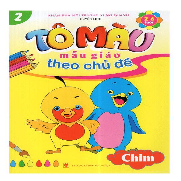  Tô Màu Mẫu Giáo Theo Chủ Đề 2 - Chim 