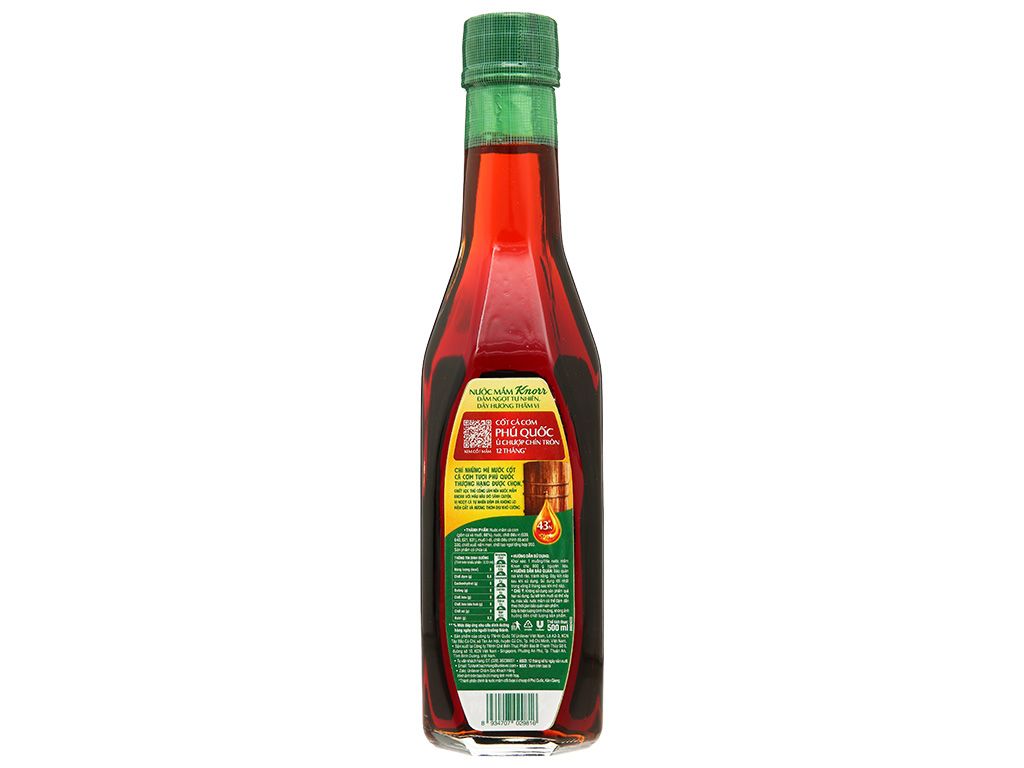  NƯỚC MẮM KNORR VỊ NGON NGUYÊN BẢN 500ML 