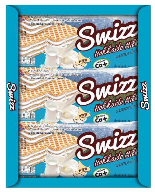  Bánh Xốp Swizz Vị Sữa (324g) 