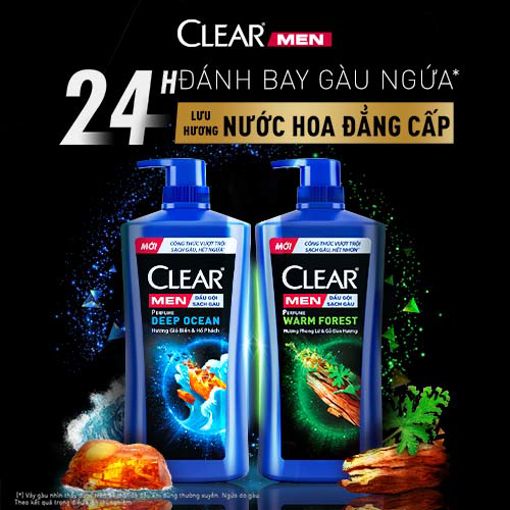  Dầu Gội Clear Men Deep Ocean 600g 