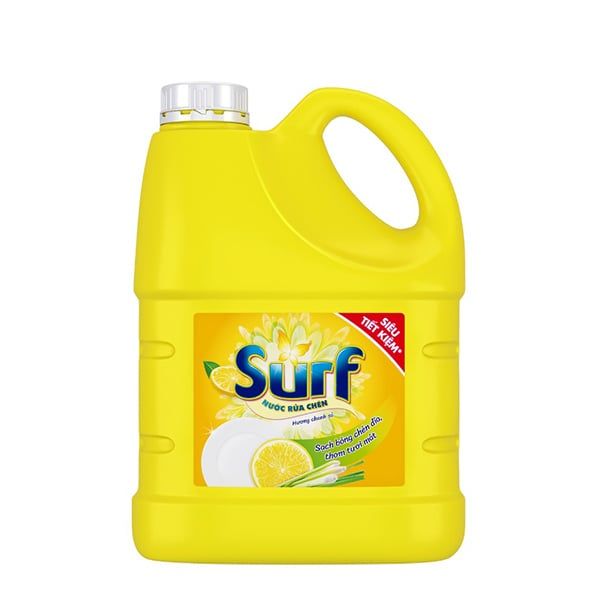  [MỚI] Nước rửa chén Surf hương Chanh Sả 3.5kg 