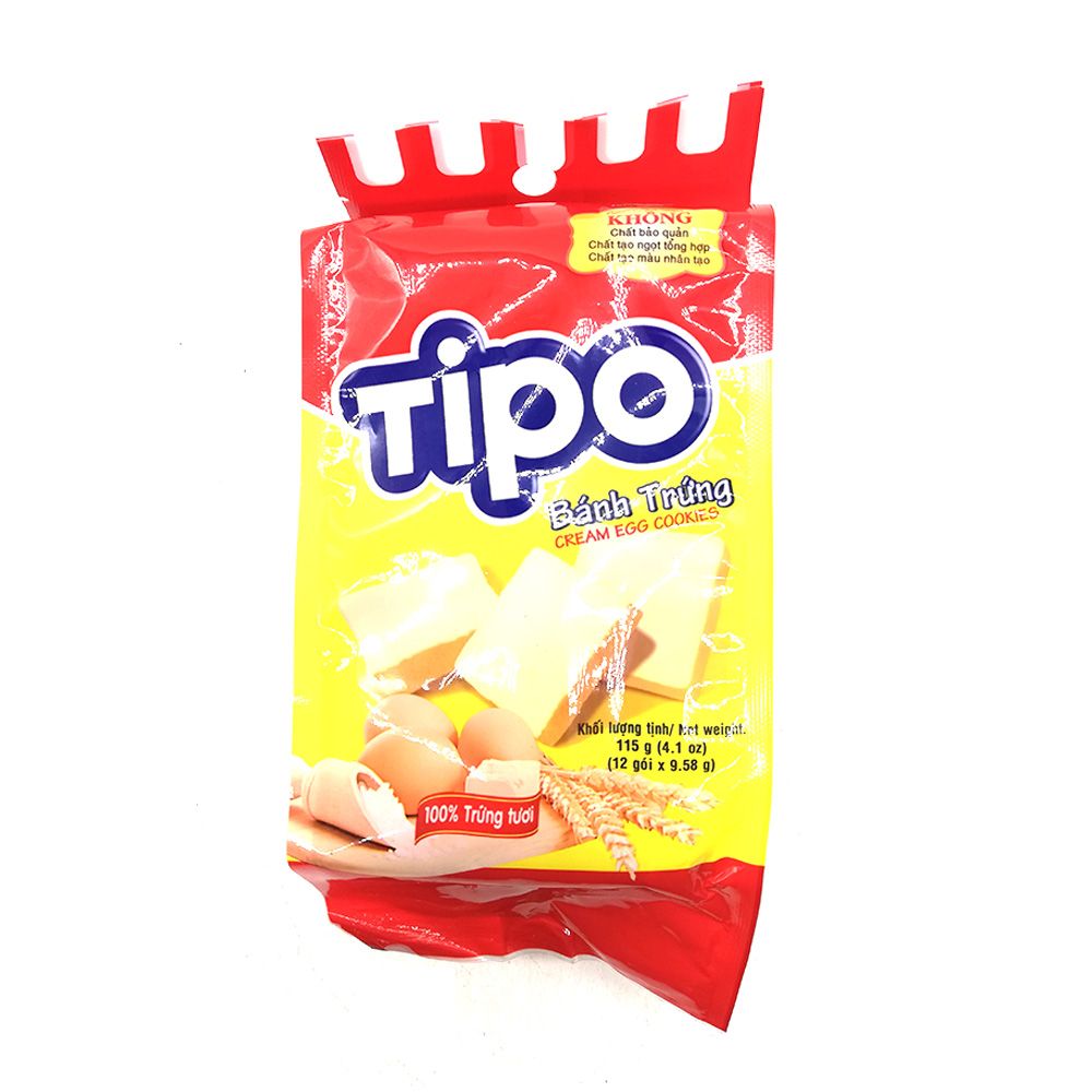  Bánh Trứng - Cream Egg Cookies - Tipo - 115gr 