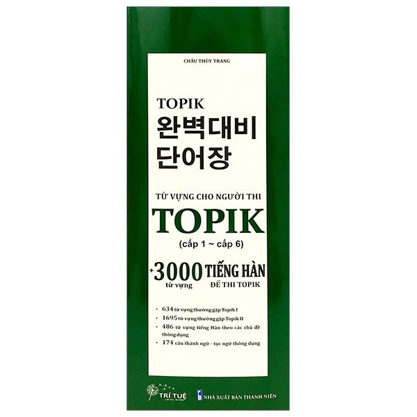  Từ Vựng Cho Người Thi Topik (Cấp 1 - Cấp 6) 