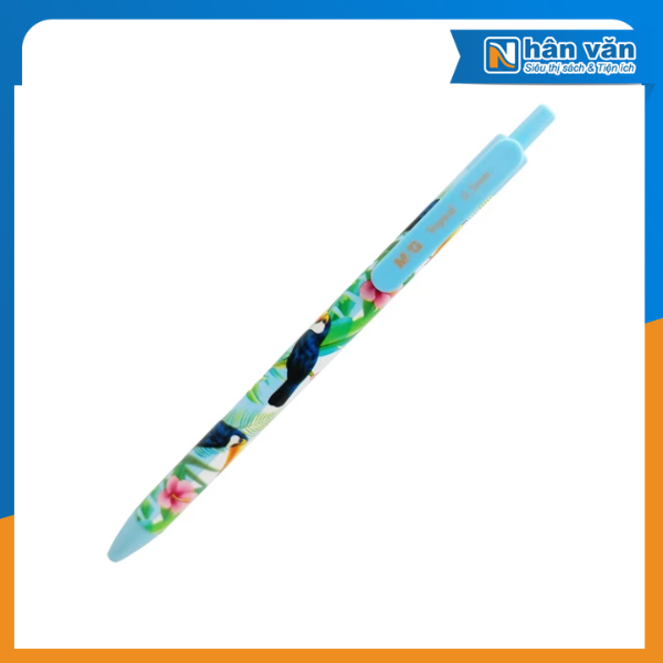  Bút Bi Bấm 0.5mm - M&G ABP46480 Mực Xanh 