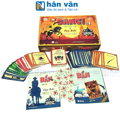  Bộ Boardgame Bang! Và Bang Mở Rộng 2in1 - Liên Hiệp Thành 