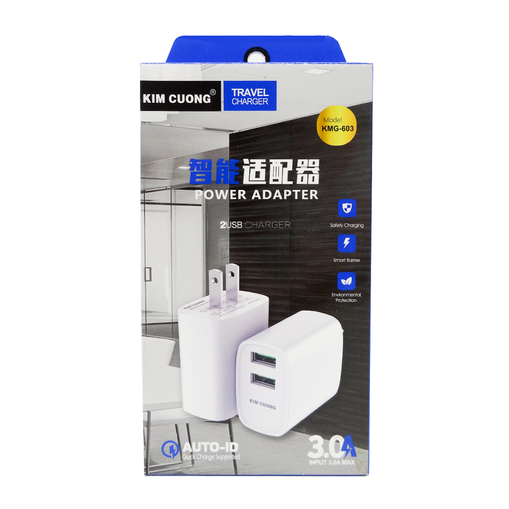  Cóc sạc KIM CUONG KGM-603 3.0A 