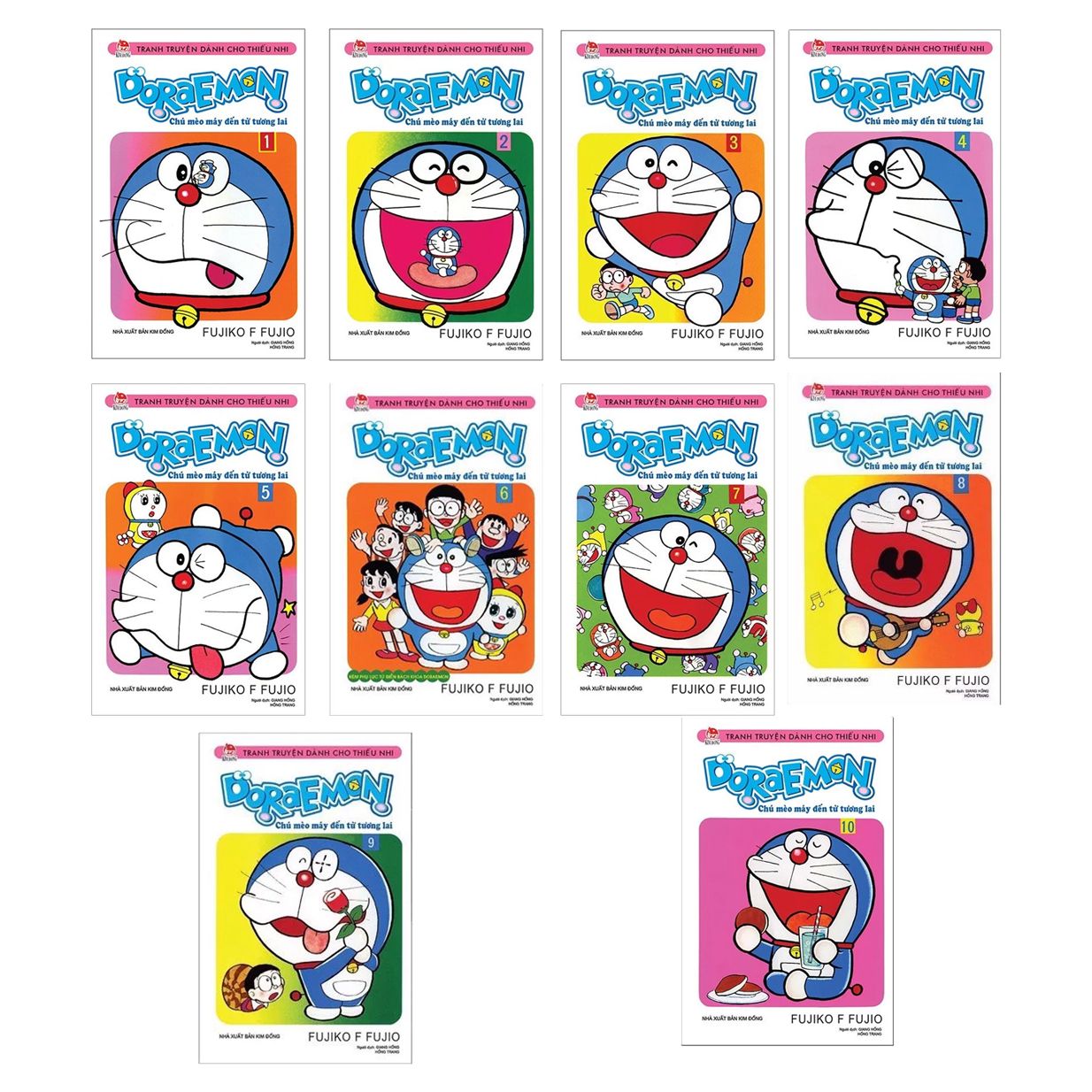  Combo Doraemon Truyện Ngắn - Tập 1 Đến Tập 10 