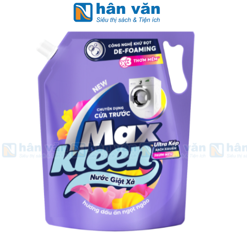 Nước Giặt Xả Maxkleen Cửa Trước Hương Dấu Ấn Ngọt Ngào Túi 2.2kg