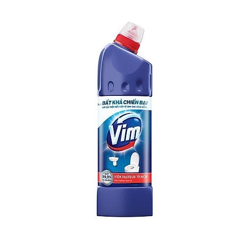  Nước Tẩy Bồn Cầu Vim Diệt Khuẩn Xanh Biển - Chai 870ml 