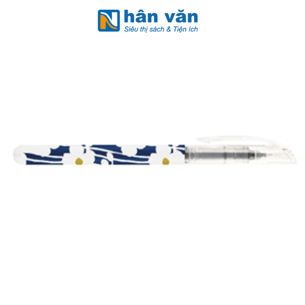 Bút Gel Roller Ball_Hoa Trắng Nền Xanh Dương_WSG-PR1X4015-7 - nhanvan.vn
